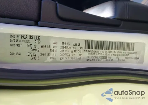 2017 Jeep Grand Cherokee Altitude 4X4 from USA, damaged, VIN 1C4RJFAG1HC938568